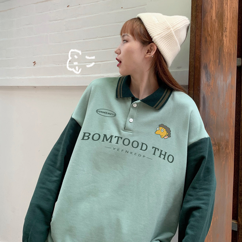 Real shot 2021 spring and autumn long sleeve T-shirt