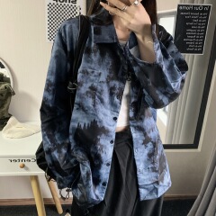 Long sleeve tie dyed shirt
