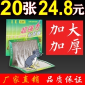 粘鼠板超强力抓粘老鼠贴胶家用正品 药夹灭捕鼠神器加大加厚一窝端