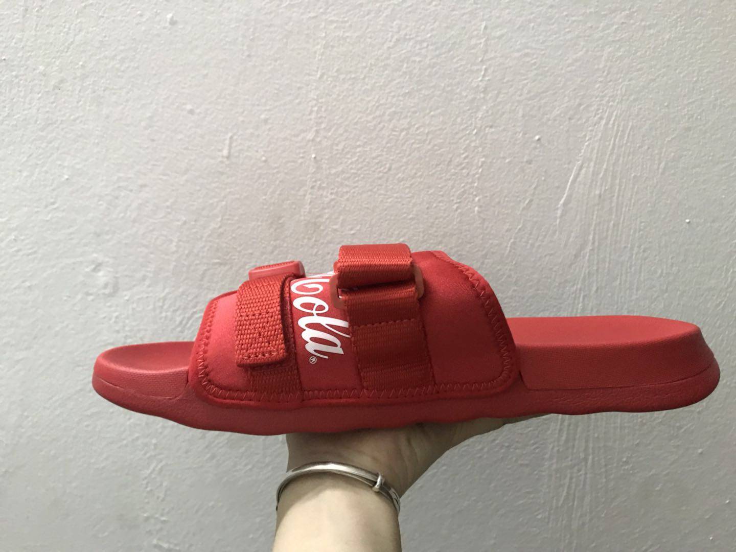 安踏可口可乐沙滩拖鞋女夏季新款时尚运动l凉鞋防滑耐磨12926915