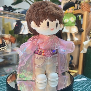 周深香港演唱会同款周可可棉花娃娃纯手工定制娃衣个性独特明星款