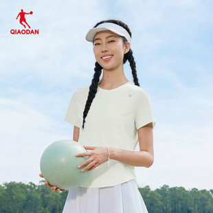 乔丹运动短袖T恤女夏新款速干凉感跑步健身户外上衣QDEHS2262057