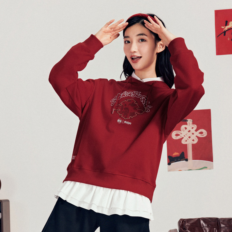 乔丹运动卫衣女2026春季新