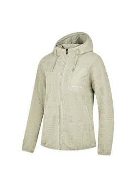 乔丹针织开衫女2025秋冬保暖上衣连帽运动外套女卫衣QDFWD2254449