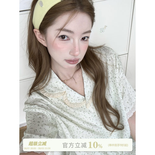JoyceBra小清新碎花睡衣套装