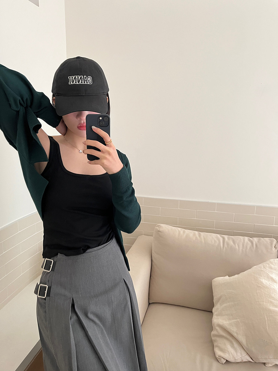 JOYCEBRA 여름 얇은 조끼 속옷[외부 착용 베이스 레이어 탑용 패딩 처리된 올인원 브라 스트랩 포함]