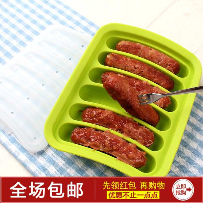 蛋肠硅胶磨模具食品非日本蛋肠蛋糕热狗烘焙模具自制DIY香肠硅胶