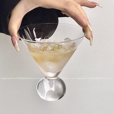 创意高脚鸡尾酒杯家用高级感微醺