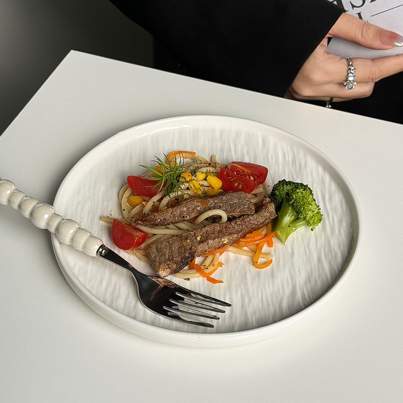 ins风高级感西餐盘牛排意面盘子