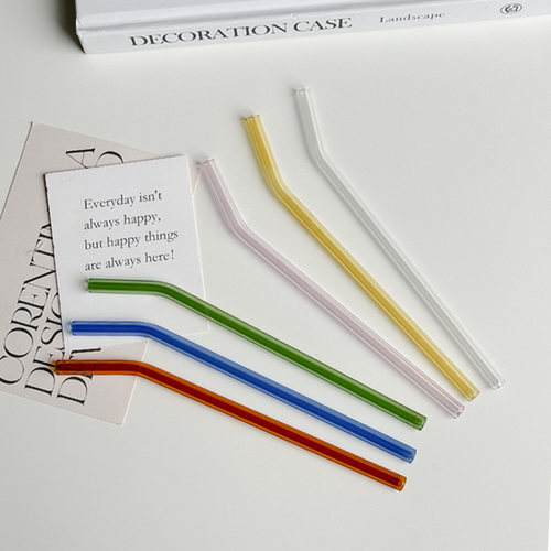 ins风网红玻璃吸管非一次性耐热环保饮料搅拌棒水杯配件杯子通用