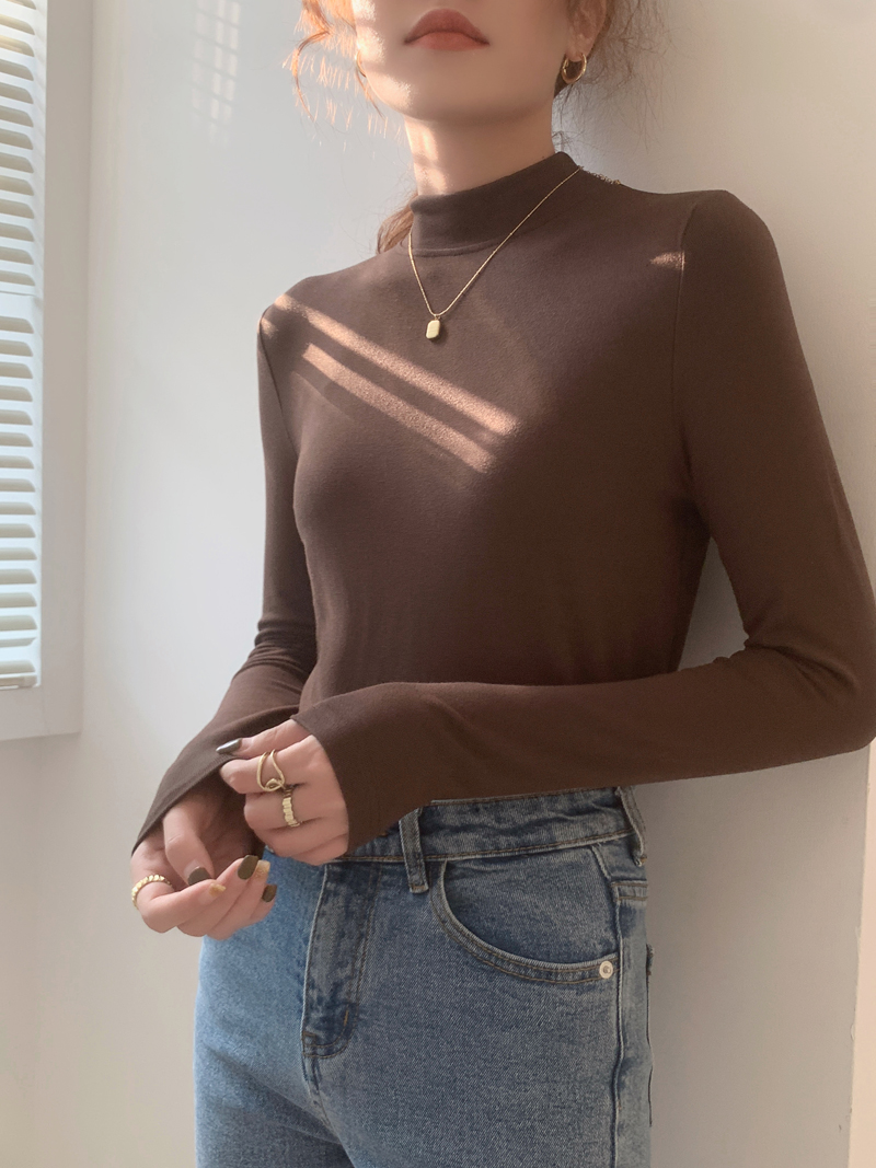 长袖百搭半高领当天发货送运费险