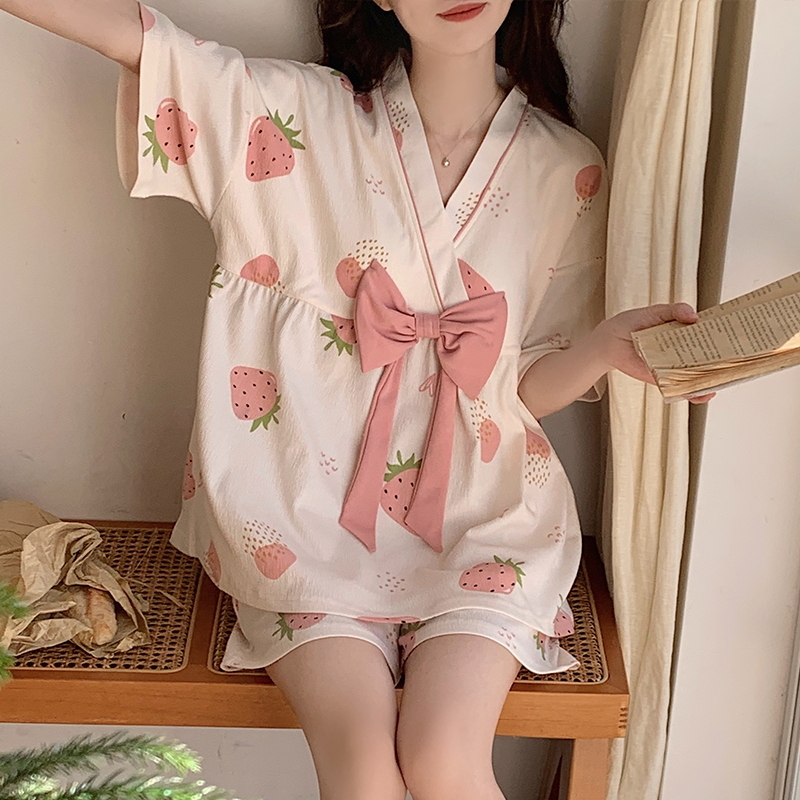 和服睡衣女夏款汗蒸服2025年新款