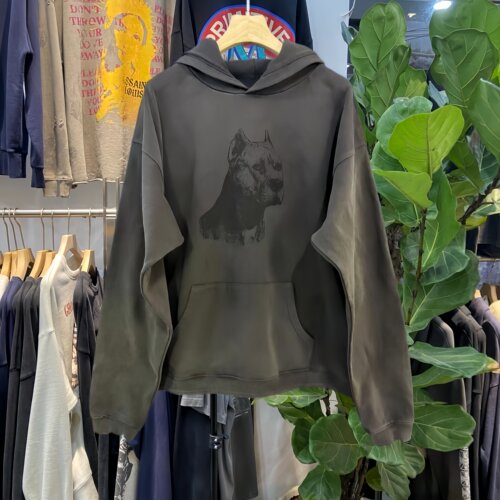 美式复古水洗做旧连帽宽松卫衣