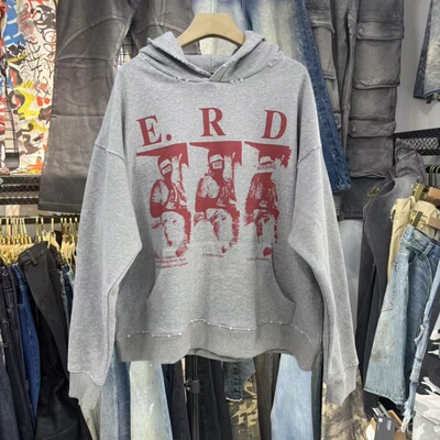 潮牌ERD忧郁的富二代连帽卫衣