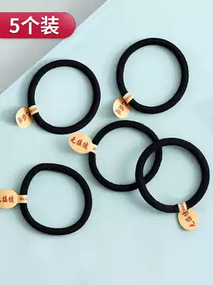 2019 New Korean Net red high elastic Hairband Hairband female tie hair rubber band Simple small hair rope hair accessories