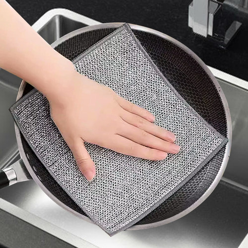 钢丝抹布比钢丝球好用