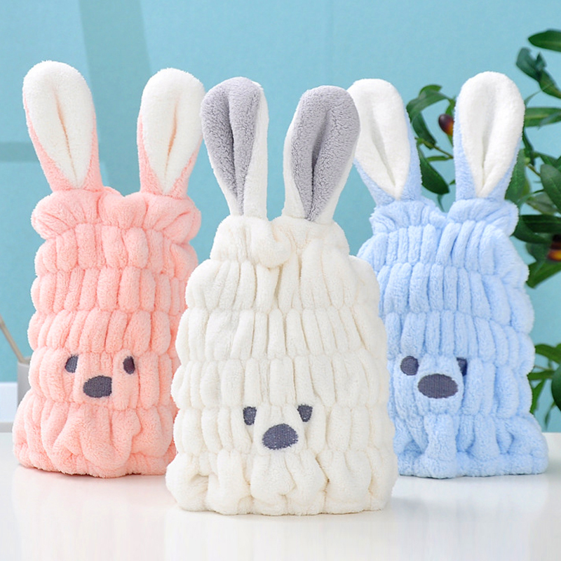 儿童卡通干发帽超强吸水速干