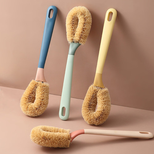 长柄椰棕锅刷不粘油不伤锅