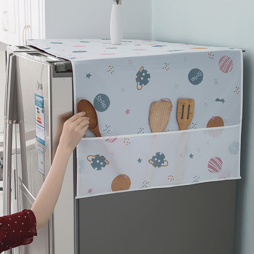 冰箱防尘罩置物收纳挂袋