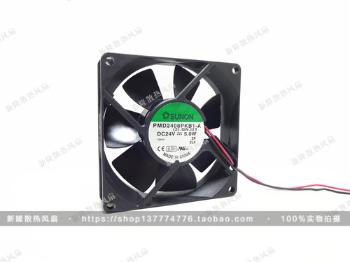 原装 SUNON PMD2408PKB1-A 24V 5.0W 8CM 8020 2线变频器散热风扇