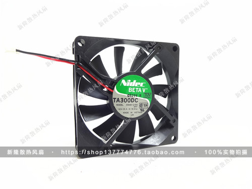 原装Nidec H34612-55 8015 12V 0.18A 8厘米 超薄型静音散热风扇