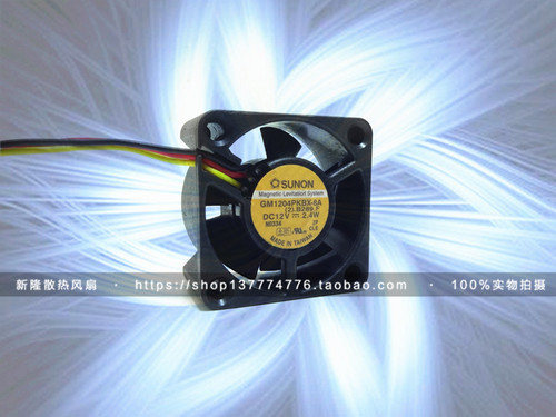 SUNON 建准 4020 4CM 12V 2.4W 散热风扇 滋悬浮 GM1204PKBX-8A