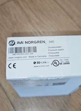 (议价）诺冠压力开关34D-P016G-DD1-AA，。诺
