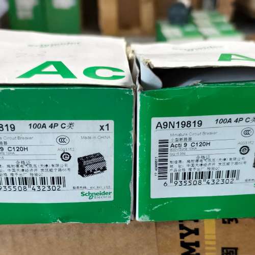 (议价）A9N19819小型断路器，，4PC100