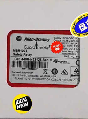 AB罗克韦尔安全继电器MSR127T议价