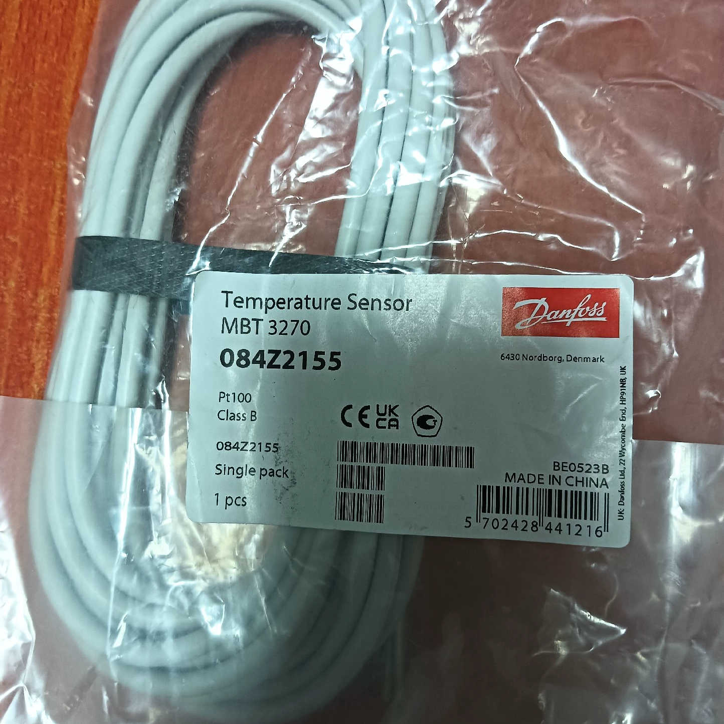 丹佛斯温度传感器MBT3270 084Z2155 Pt1议价