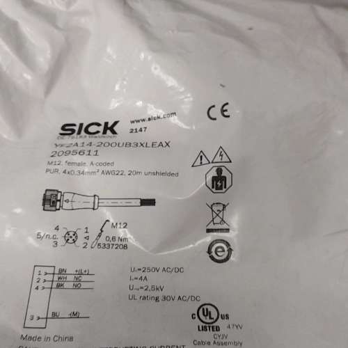 (议价）SICK西克连接线，YF2A14-200UB3X
