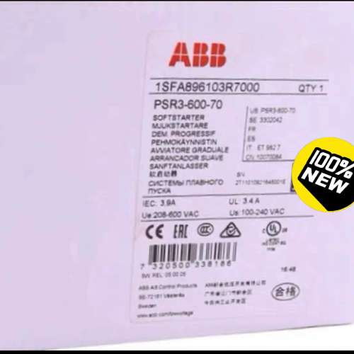 (议价）软启动器1SFA896103R7000启动器PSR3-