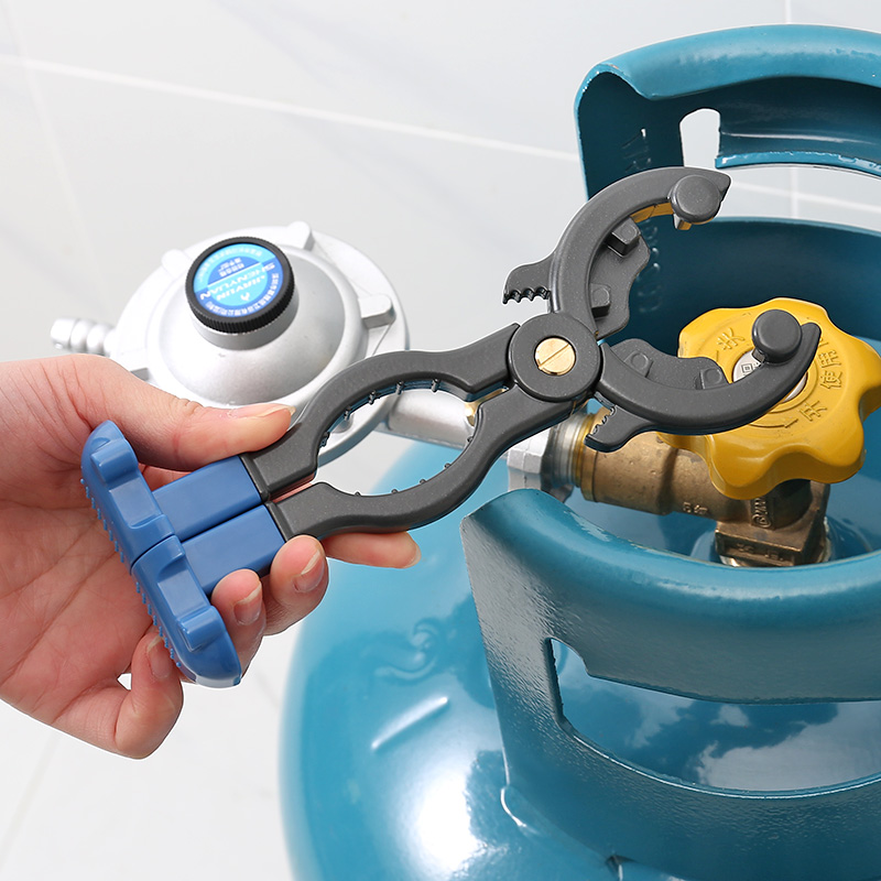 拧煤气罐阀门扳手家用液化气夹钳煤气瓶子减压阀开关拆卸专用工具
