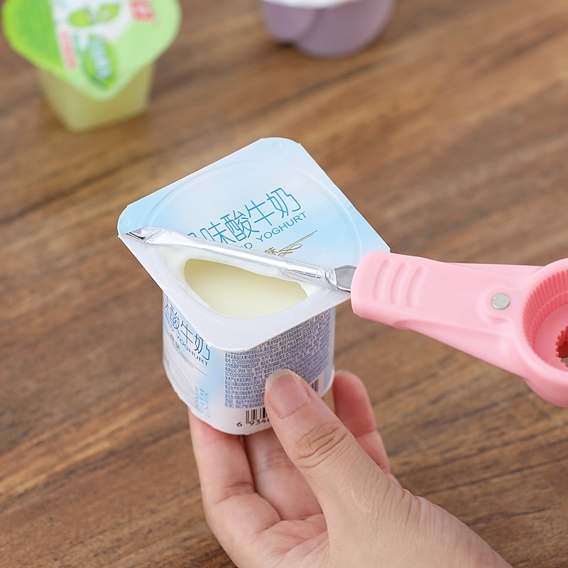 果冻撕开神器多功能酸奶开盖矿泉水可乐饮料瓶吸嘴袋拧开瓶盖工具