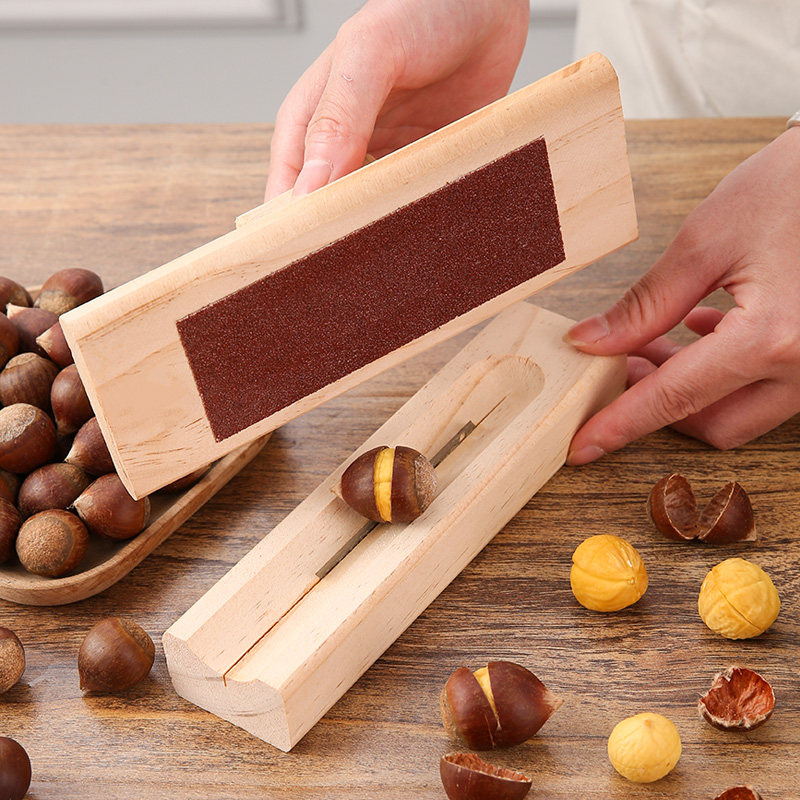 扒栗子神器木制锥栗专用开口工具家用切板栗剥壳机栗子开口去皮刀,厨房/烹饪用具,剥壳/去核器/开口器,淘宝优惠券,粉丝福利购,淘宝优惠卷