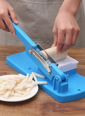 年糕切片机家庭用食品半自动多功能土豆切菜牛轧糖阿胶冻肉切片刀