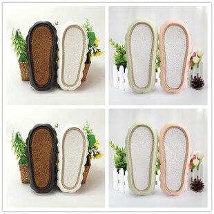 云朵鞋底EVA新款钩针编织冰条线DIY拖鞋底防滑耐磨加厚羊羔毛外穿