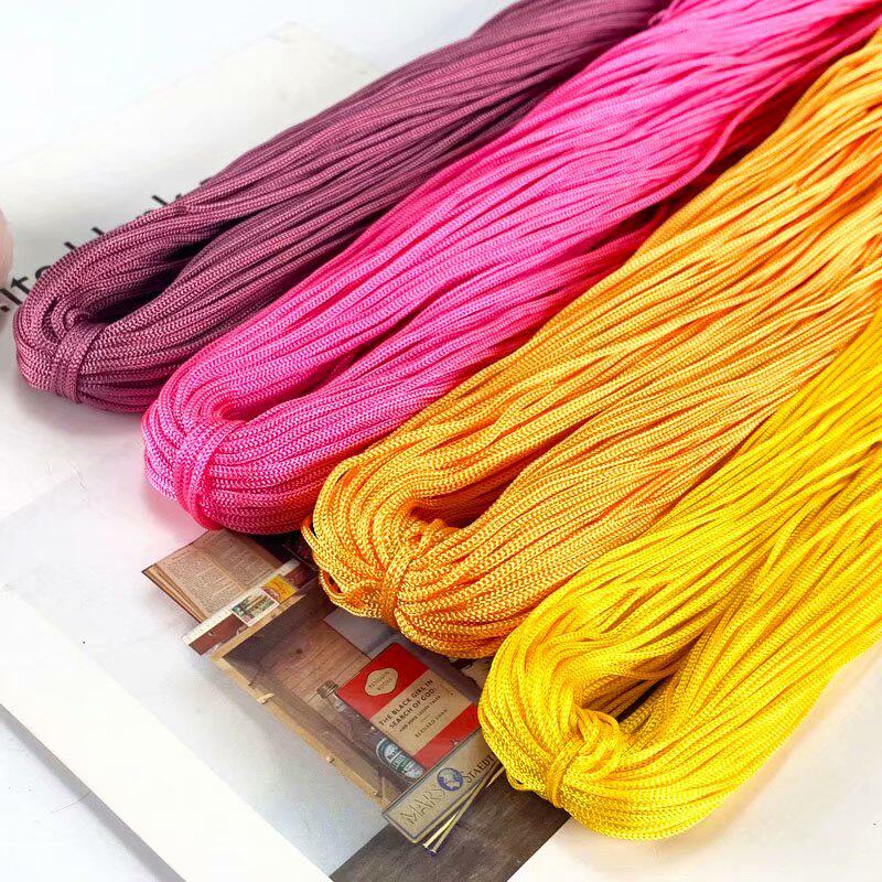 FINE ICE SILK ICE HEMP BRIGHT SILK HOLLOW LIGHT BODY LINE SUMMER SUN HAT HAND WOVEN DIY HOOK BAG SLIPPERS CUSHION WOOL