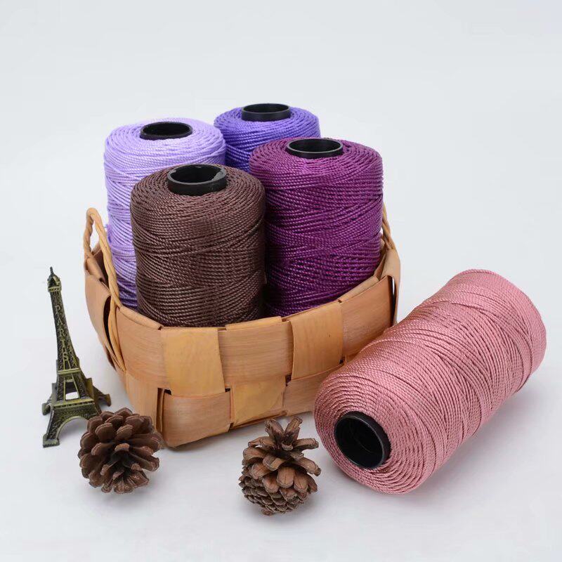 PLY THREAD FINE ICE SILK ICE HEMP LIGHT BODY THREAD SUN HAT MEDIUM THICK HAND-KNITTED DIY CROCHET CUSHION HOLLOW BRIGHT SILK THREAD