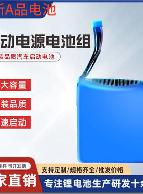 12V汽车启动电源电芯386888