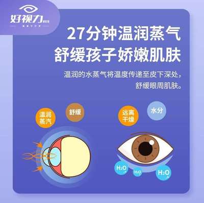 厂家好视力蒸汽热敷眼罩儿童音乐学生缓解眼疲劳助睡眠