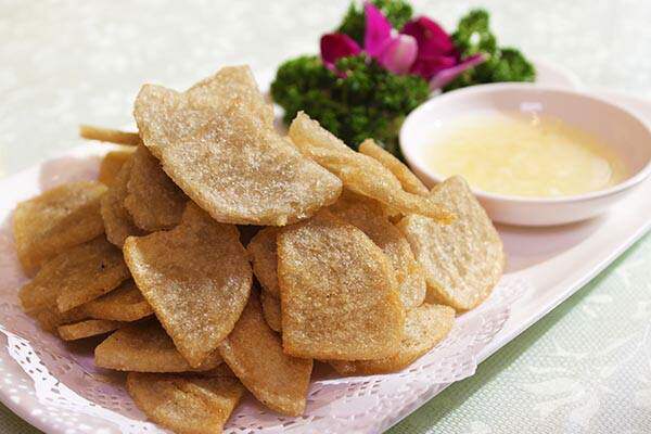 老北京小吃隆福寺龙福寺土特产炸灌肠400g四袋装包邮