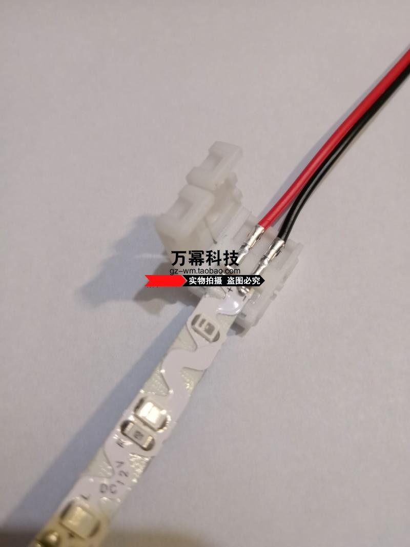 2835灯带6.5毫米LED窄版120灯软灯条ed低压灯带免焊接头卡扣连接