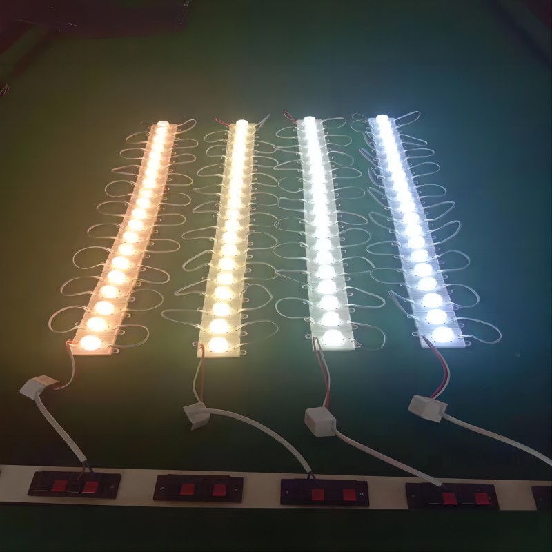 led模组灯条220v广告软膜灯箱门头防发光字光源模组片双面侧打灯
