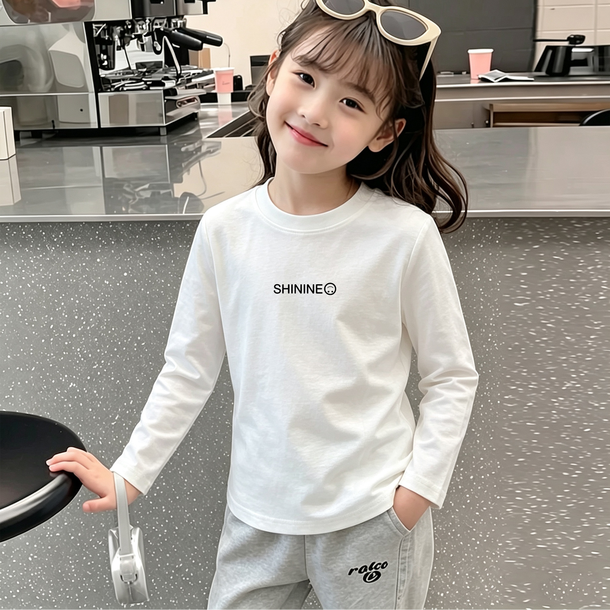 赠运费险女童2026新款春装上衣图片