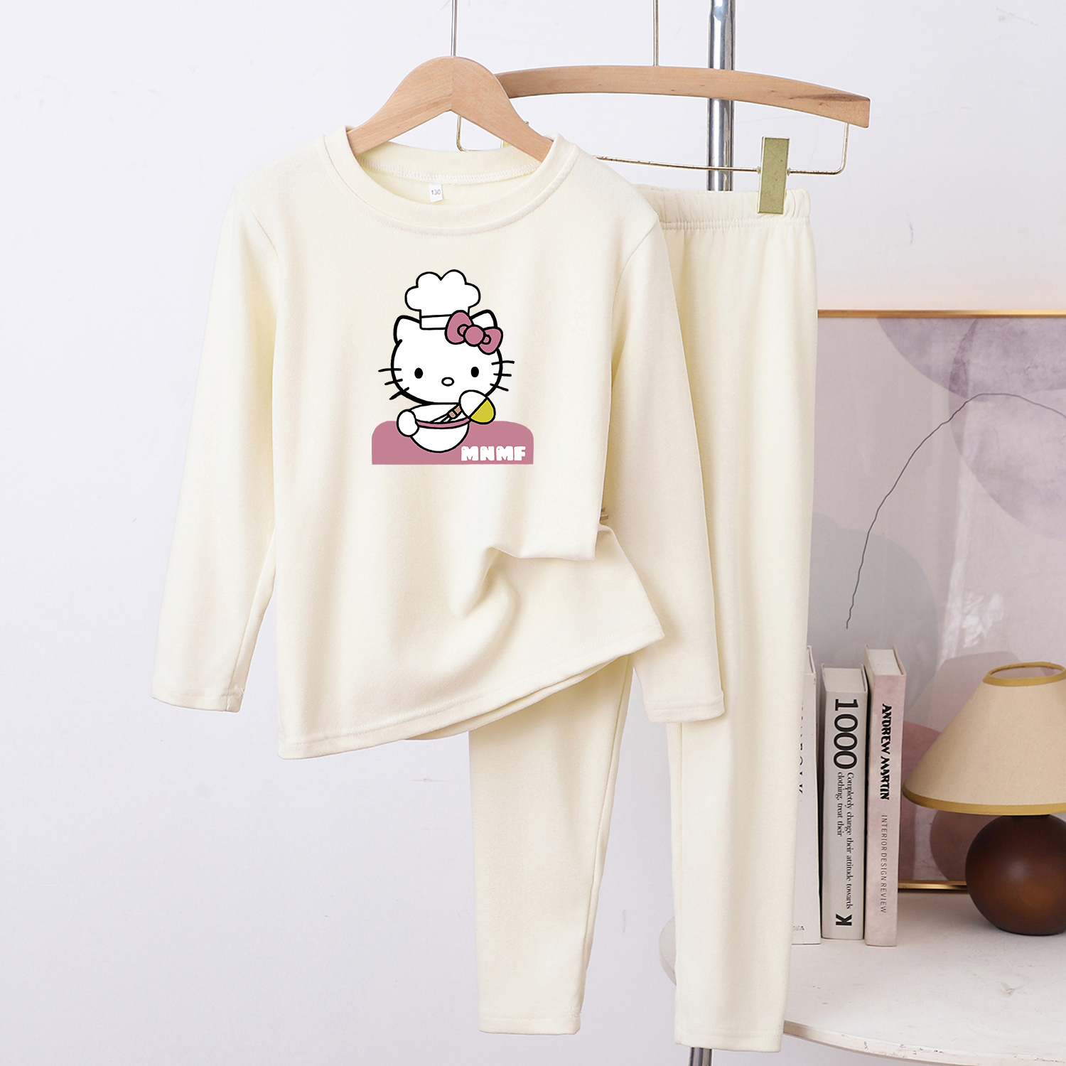 赠运费险儿童德绒加厚睡衣套装