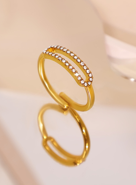 NVOXS原创设计锆石半结戒指