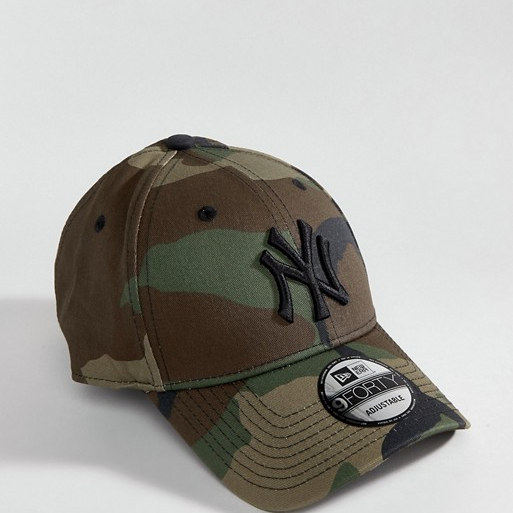 New Era迷彩棒球帽MLB网帽纽亦华NY扬基网眼帽子潮款2026