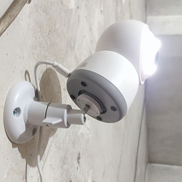 迷你万向监控支架室外防水半球摄像机摇头机通用架子I型加厚底座