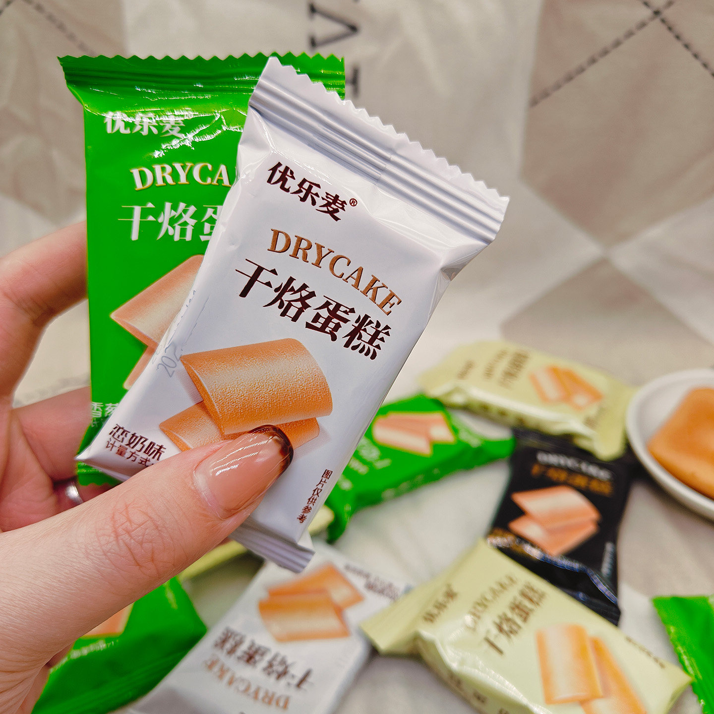 优乐麦干烙蛋糕多口味零食小吃